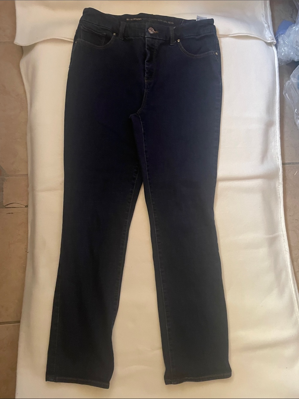 Chico's Women’s Navy Straight Leg Jeans